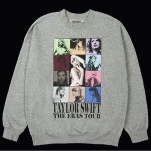 Taylor Swift - The Eras II Tour Gray Crewneck